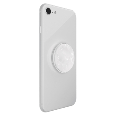 [Užsakomoji prekė] Laikiklis - Popsockets PopGrip - Acetate Pearl Baltas 3