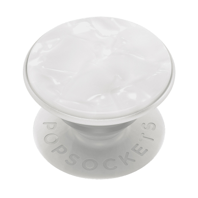 [Užsakomoji prekė] Laikiklis - Popsockets PopGrip - Acetate Pearl Baltas