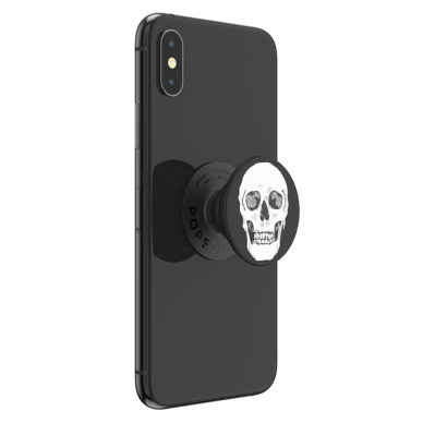 [Užsakomoji prekė] Laikiklis - Popsockets PopGrip - Shaky Bones Baltas 1