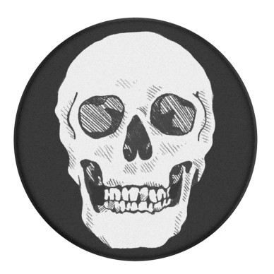 [Užsakomoji prekė] Laikiklis - Popsockets PopGrip - Shaky Bones Baltas 2