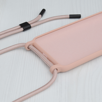 [Užsakomoji prekė] Telefono dėklas iPhone 6/ 6S - Techsuit Crossbody Lanyard - Rožinis 1