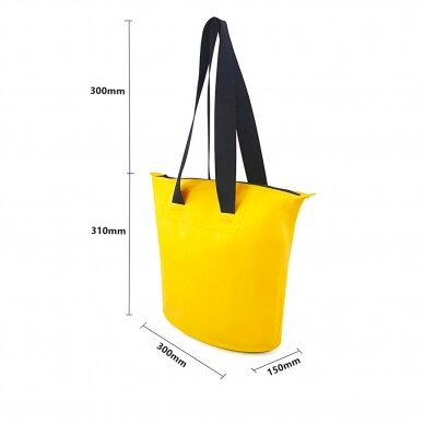 Vandeniui atsparus krepšys 11L PVC waterproof bag - mėlynas 2