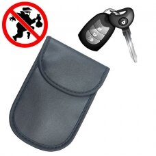 Vertical Signal blocking chest Radio blocking Faraday case skirta car keys 14 cm x 10 cm black UGLX912