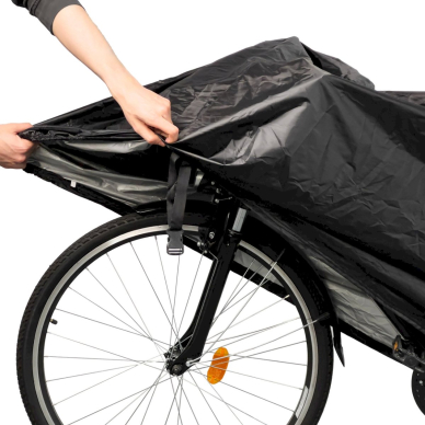 Waterproof bike cover size L - Juodas 1