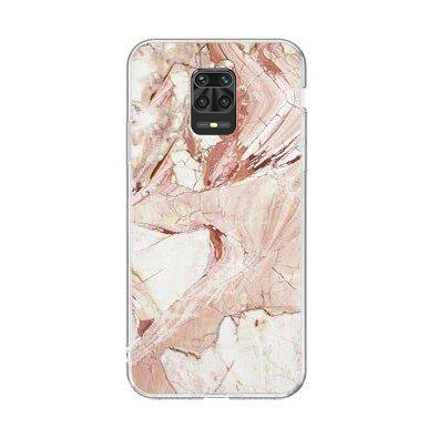 Wozinsky Marble Tpu Dėklas Xiaomi Redmi Note 9 Rožinis