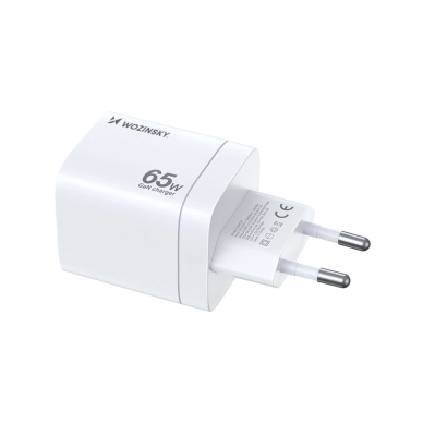 Wozinsky CGWCW 65W USB-A / 2 x USB-C GaN wall Įkroviklis  - baltas 2