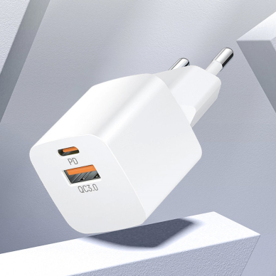 Wozinsky CMWCW 20W USB-C / USB-A wall Įkroviklis  - baltas 6