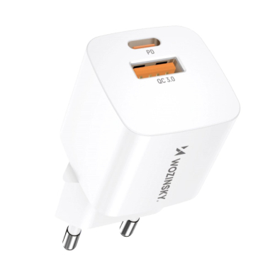 Wozinsky CMWCW 20W USB-C / USB-A wall Įkroviklis  - baltas