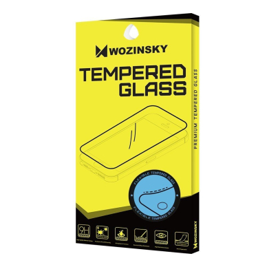 Wozinsky Full Cover Flexi Nano Glass Hybrid Screen Protector Samsung Galaxy S21+ 5G (S21 Plus 5G) juodais kraštais 12