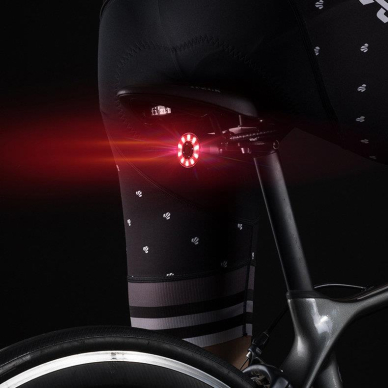 Wozinsky LED rear bicycle light with micro USB red light 5 modes black (WRBLB2) 11