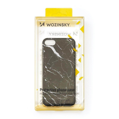 Wozinsky Marble TPU case cover skirta Xiaomi Redmi Note 10 5G / Poco M3 Pro Juodas 4