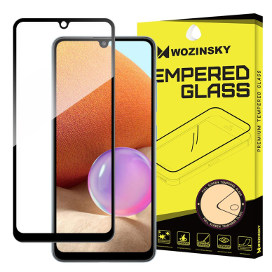 Samsung Galaxy A32 Wozinsky Tempered Glass Full Glue apsauginis pilnai dengiantis stiklas 4G Juodais kraštais