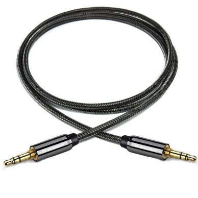 Wozinsky universal mini jack cable 2x AUX cable 2 m black 2