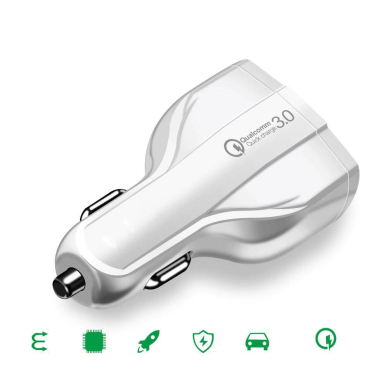 Wozinsky Universalus Automobilinis Įkroviklis 2X Usb / Usb Type C Quick Charge 3.0 Qc3.0 Juodas (Wcc-01) 6