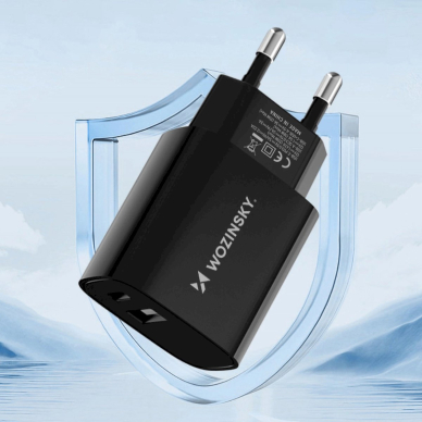 Wozinsky WGWCB USB-A USB-C 20W wall Įkroviklis  - Juodas 11