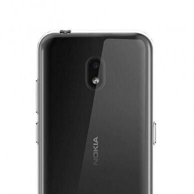 Akcija! Nokia 2.2 DĖKLAS X-LEVEL ANTISLIP 0,78 MM SILIKONINIS SKAIDRUS 1