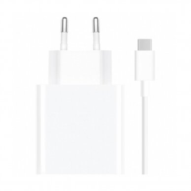 Xiaomi Travel Charger Combo fast charger USB-A 120W Baltas 1