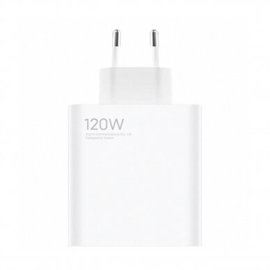 Xiaomi Travel Charger Combo fast charger USB-A 120W Baltas